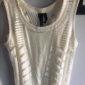 Gorgeous sheer geo-pattern maternity tank